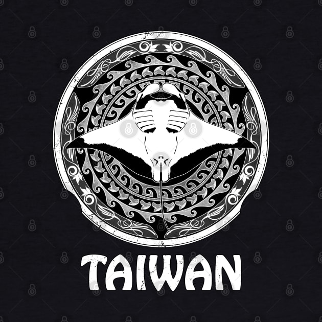 Manta Ray Shield of Taiwan by NicGrayTees